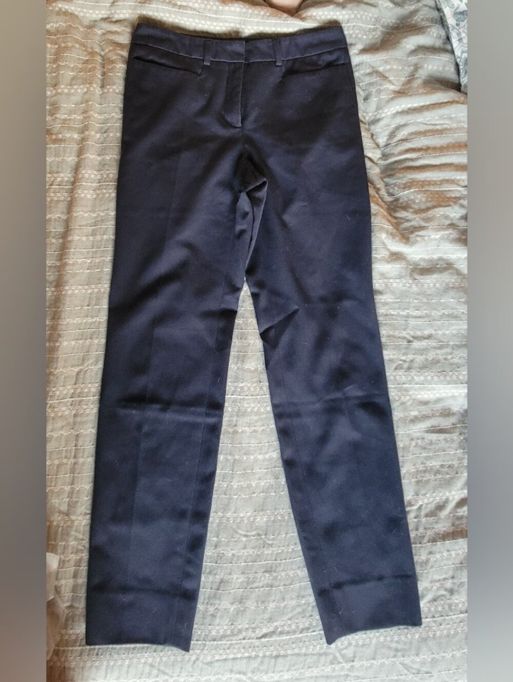 Tristan Women's Dark Navy Slim Trousers